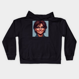 Sarah Palin | Comics Style Kids Hoodie